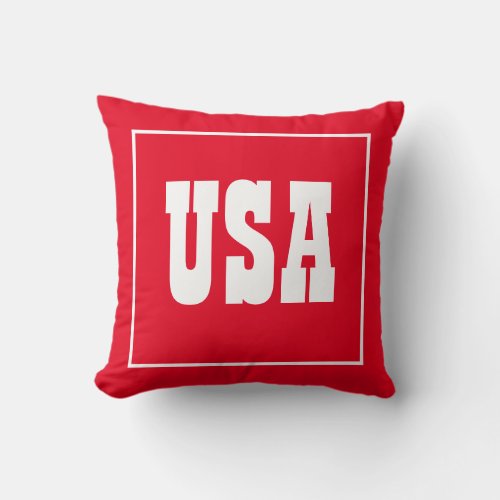 Patriotic USA Pillow