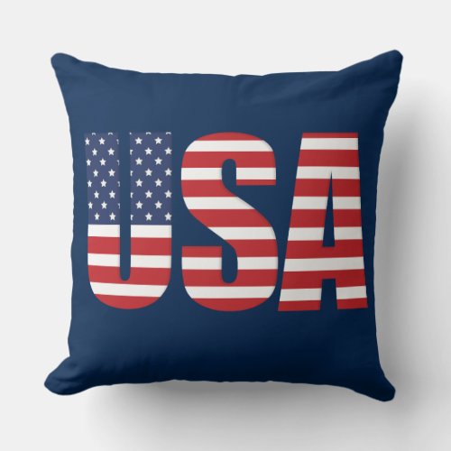 Patriotic USA Pillow