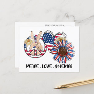 Patriotic USA Postcard