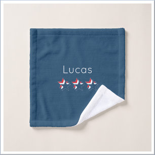 Patriotic USA Red White and Blue Stars Bath Towel Set