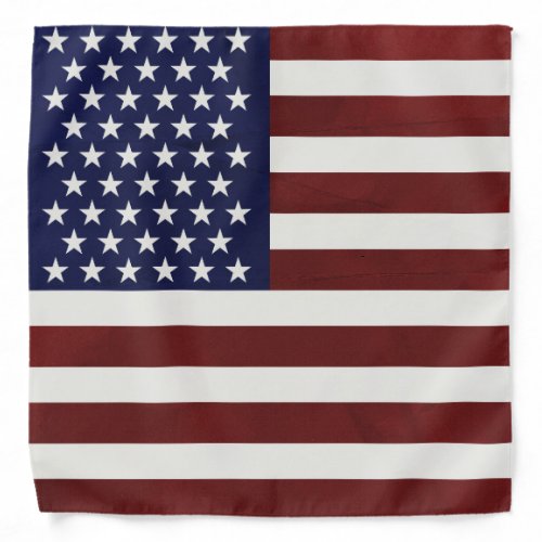 Patriotic USA Stars and Stripes Bandana