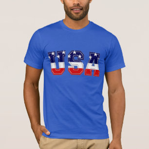 Patriotic USA Stars and Stripes T-Shirt