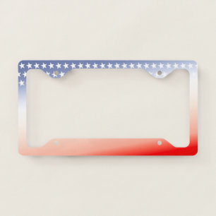 Patriotic USA theme License Plate Frame