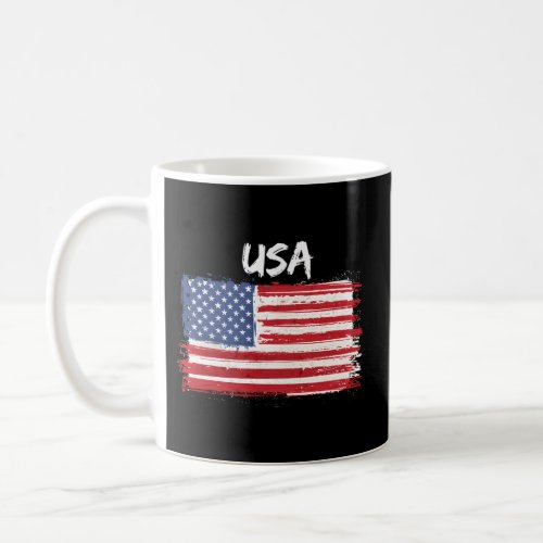 Patriotic Usa With American Flag Of The United Sta Coffee Mug