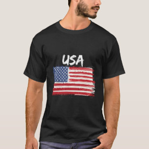 Patriotic Usa With American Flag Of The United Sta T-Shirt