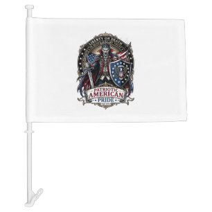 Patriotic Vampire Liberty Lord Horror Monster Patr Car Flag