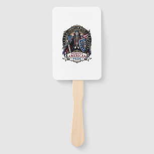 Patriotic Vampire Liberty Lord Horror Monster Patr Hand Fan