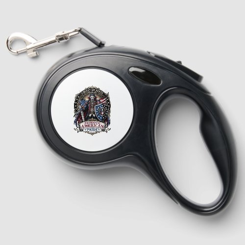 Patriotic Vampire Liberty Lord Horror Monster Patr Retractable Pet Leash