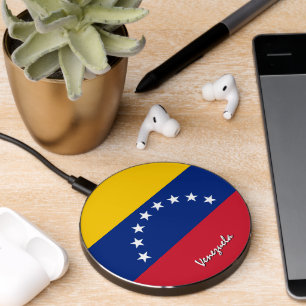 Patriotic Venezuela Charger, Venezuelan Flag Wireless Charger