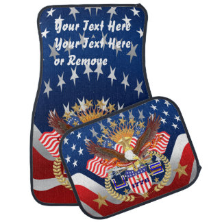 Patriotic Veteran Car Mats Car Mats (Front Back)