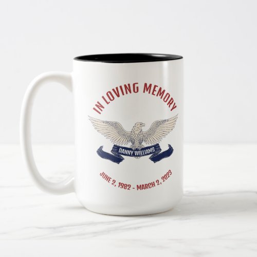 Patriotic Veteran Funeral Coffee Mug