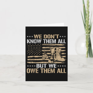 Patriotic Veteran Us Flag 4th Of July Veterans Card