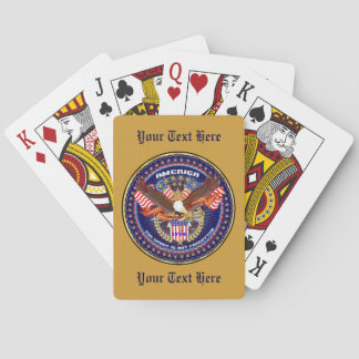 Patriotic Veteran View Large Image in About Design Poker Cards