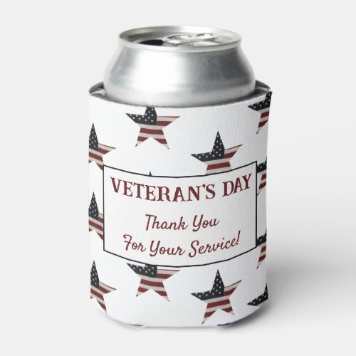Patriotic Veteran's Day American Flag Star