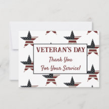 Patriotic Veteran's Day American Flag Star