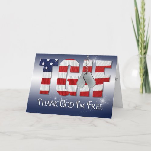 Patriotic Veterans Day design Card