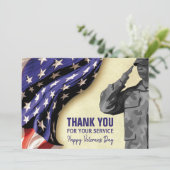 Patriotic VETERANS DAY Holiday Card | Zazzle