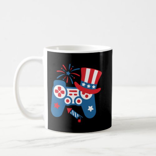 Patriotic Video Gamer Controller 4Th Of July Usa F Coffee Mug