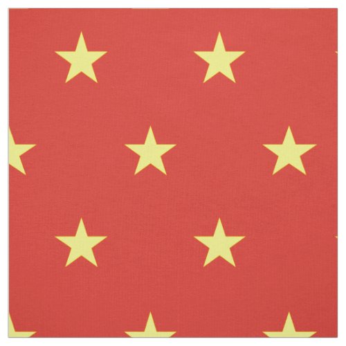 Patriotic Vietnam Flag Fabric