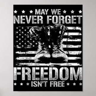 Patriotic Vietnam Veteran Liberty Gift Veterans Da Poster
