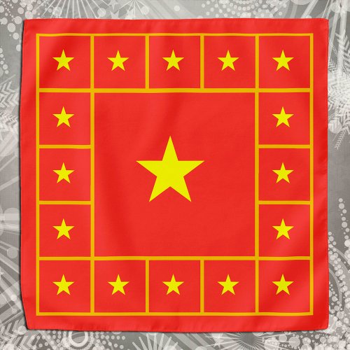 Patriotic Vietnamese Flag Bandana fashion Vietnam Bandana