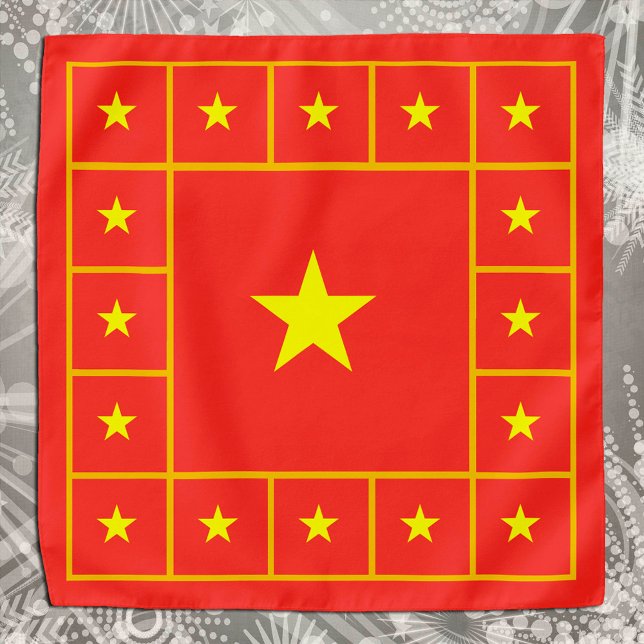 Patriotic Vietnamese Flag Bandana, fashion Vietnam Bandana (Creator Uploaded)