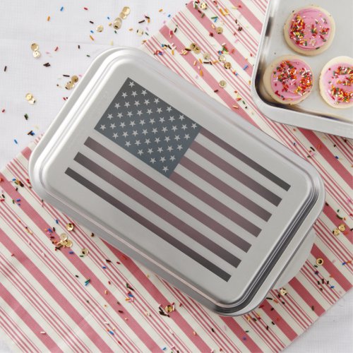 Patriotic vintage American flag custom cake pan