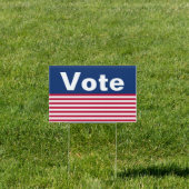 Patriotic Vote Yard Sign | Zazzle