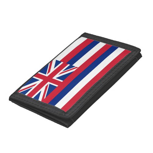 Patriotic wallet with Flag of Hawaii