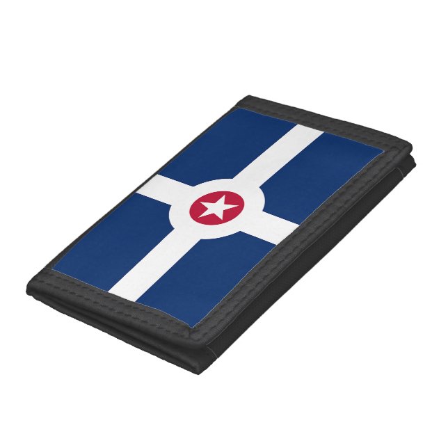 Patriotic wallet with Flag of Indianapolis (Bottom)