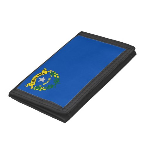 Patriotic wallet with Flag of Nevada