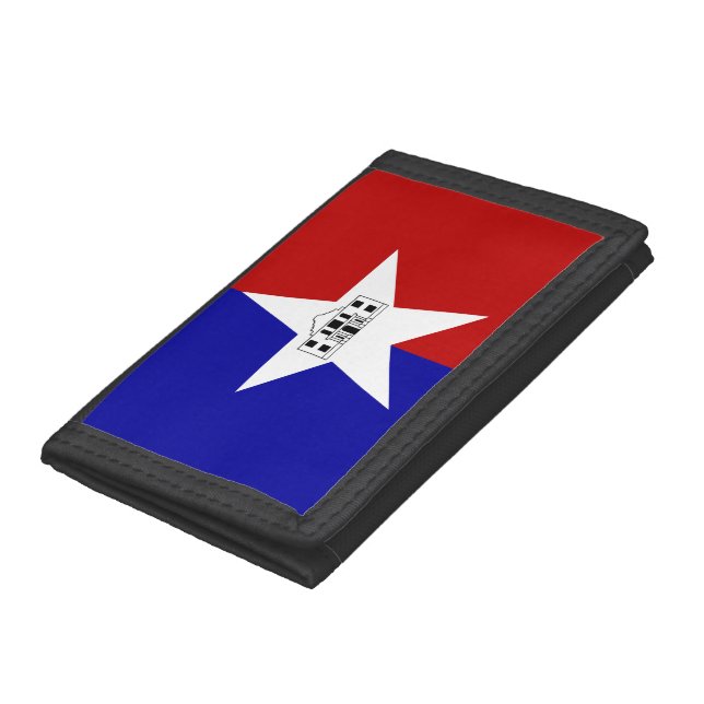 Patriotic wallet with Flag of San Antonio (Bottom)
