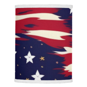 Patriotic Waves Lamp Shade