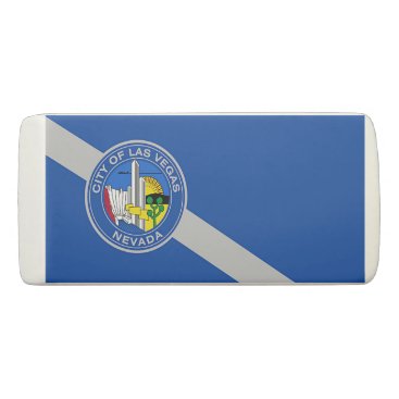 Patriotic Wedge Eraser with flag of Las Vegas. Patriotic Wedge Eraser with flag of Las Vegas.