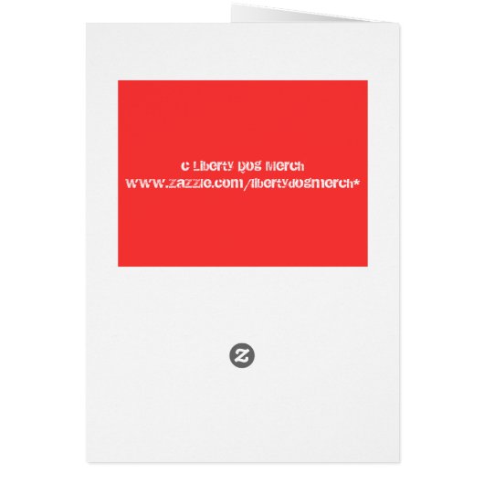 PATRIOTIC WELCOME HOME CUSTOMIZABLE CARDS (Back)