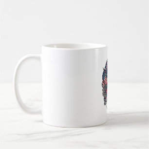Patriotic Werewolf Patriot Horror Monster Patriot  Coffee Mug
