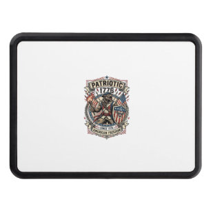 Patriotic Werewolf Patriot Horror Monster Patriot Hitch Cover