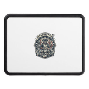 Patriotic Werewolf Patriot Horror Monster Patriot Hitch Cover