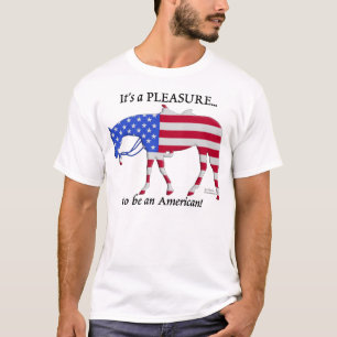 Patriotic Western Pleasure Horse T-Shirt