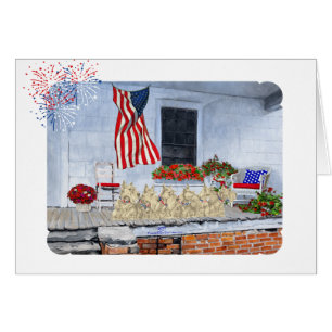 Patriotic Wheaten Scottish Terriers