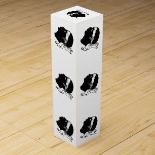 Patriotic wine gift box Flag of Corsica