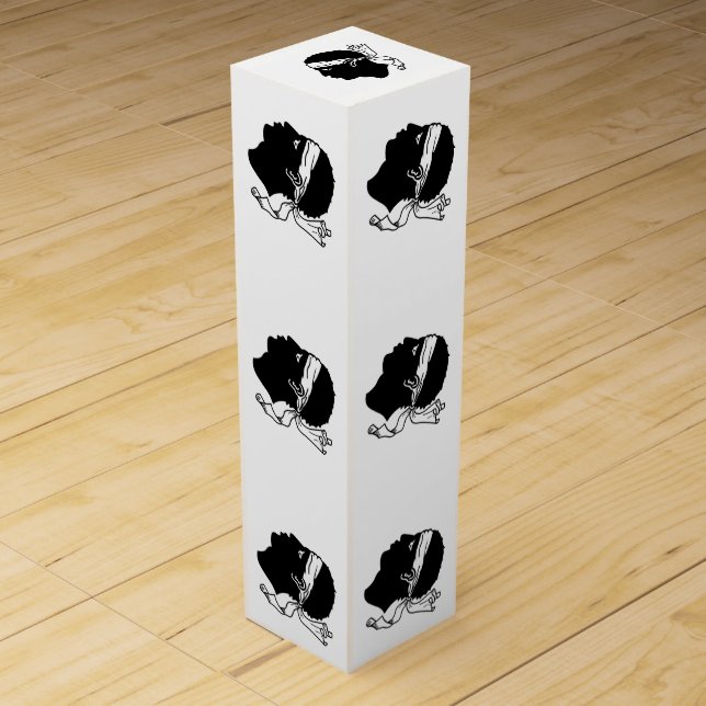 Patriotic wine gift box  Flag of Corsica (Front)