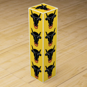 Patriotic wine gift box with Flag of Uri, Swiss
