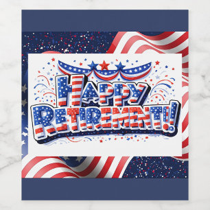 Patriotic Wine Label 