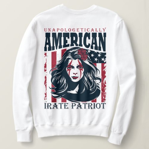 Patriotic woman sweatshirt