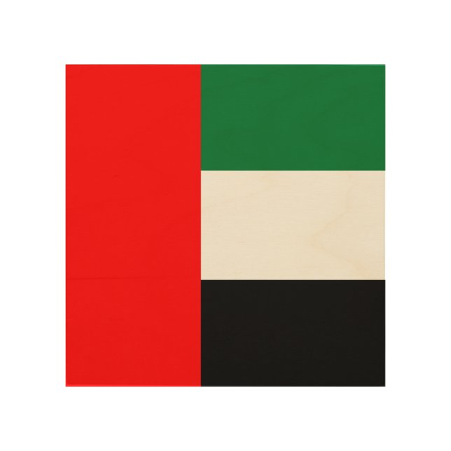 Patriotic wood canvas with Flag of Albania (Front)