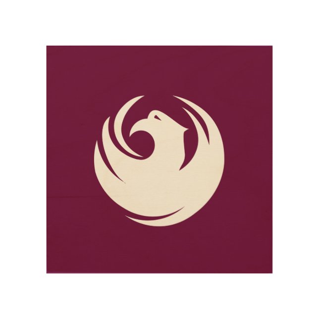 Patriotic wood canvas with Flag of Phoenix City (Front)