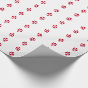 Patriotic wrapping paper with Flag of Florence