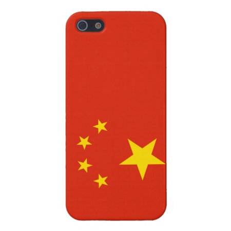 Patriotic Yellow Stars Red Flag China Iphone 5/5s Cover For Iphone Se/