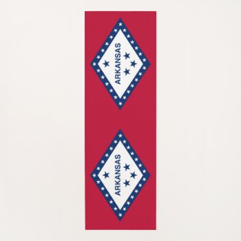 Patriotic Yoga Mats With Flag Of Arkansas  Usa by AllFlags at Zazzle